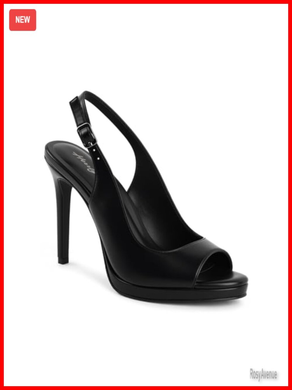 Women's Slingback Platform Stiletto Heels Peep Toe Pumps Cushioned Insole